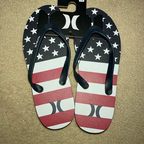 Hurley Other - NWT Hurley Patriotic Sandals